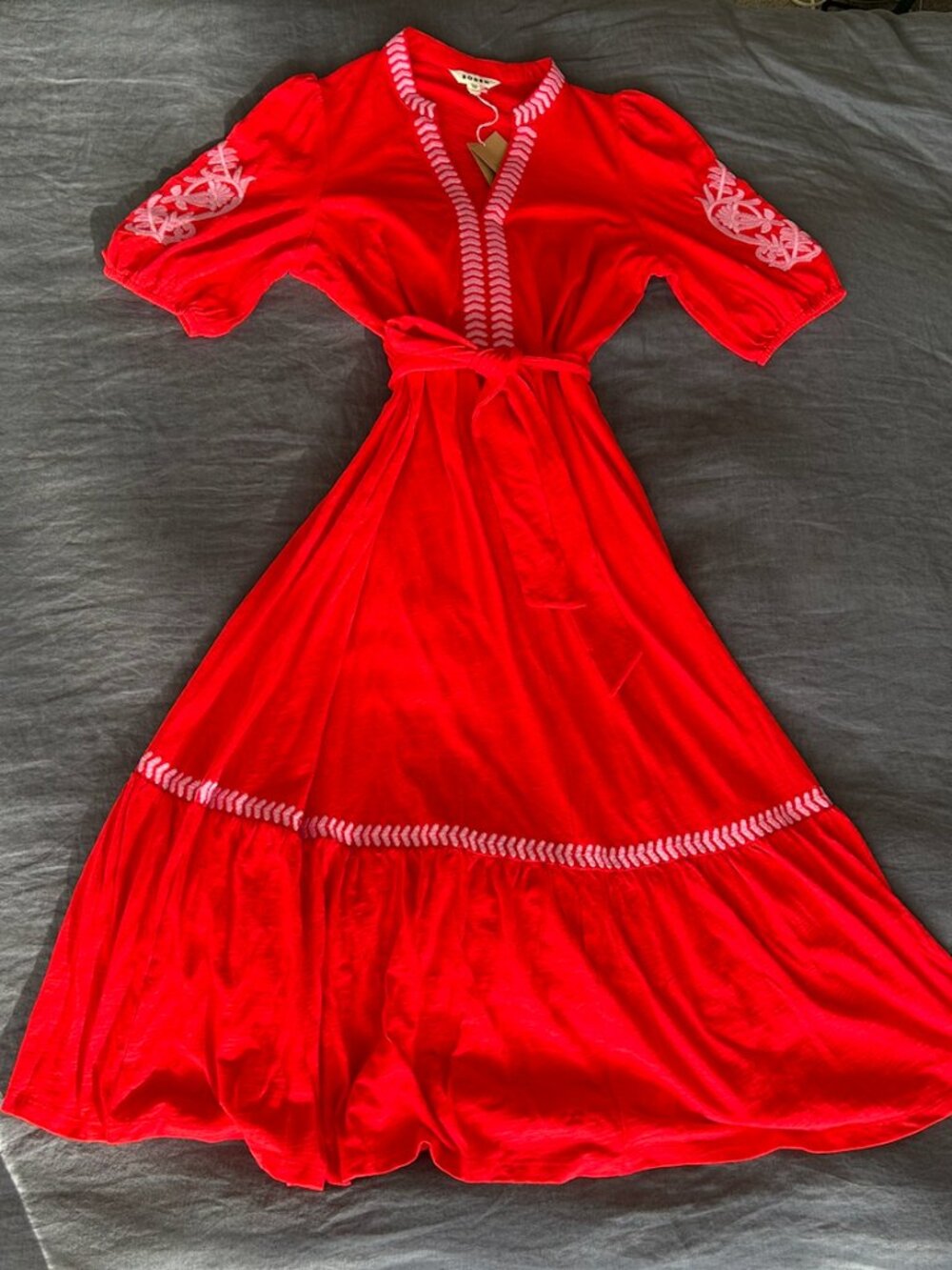 Boden Amara Embroidered Dress - Picture 7 of 7